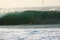 Cabo point is a northern beach within half an hour of mancora and always has a great curl